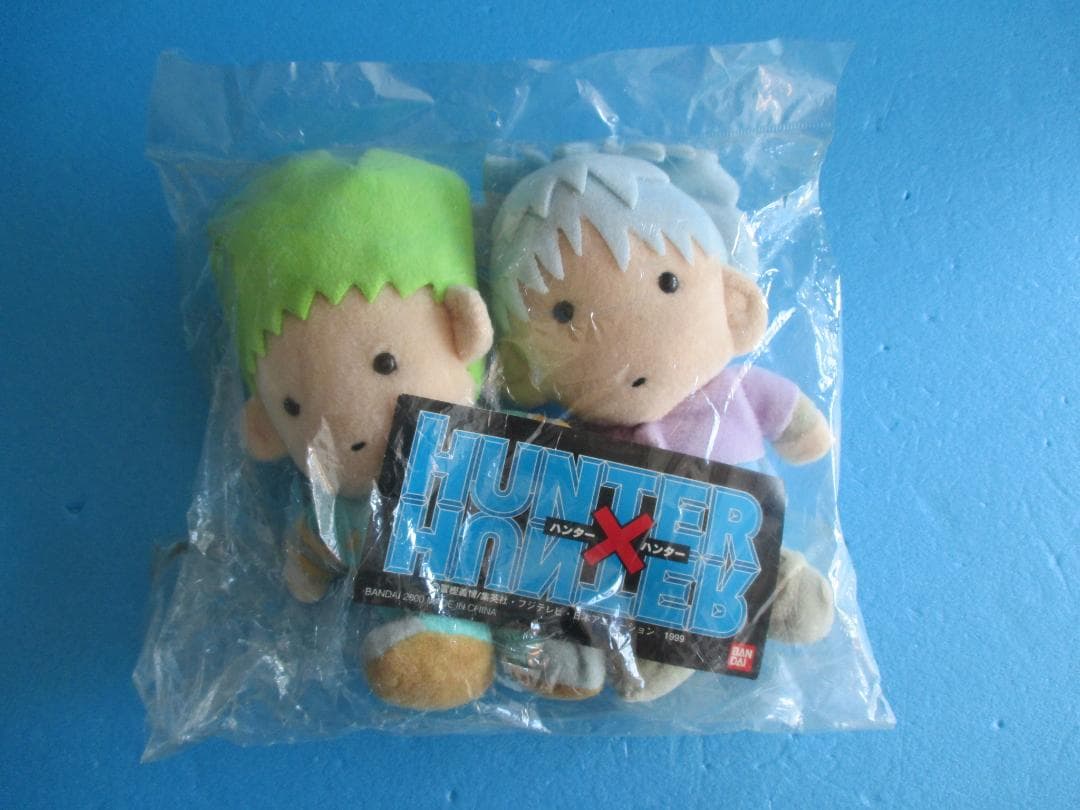 バンダイ◎ハンター×ハンター◎ゴン＆キルアぬいぐるみ◎HUNTER×HUNTER