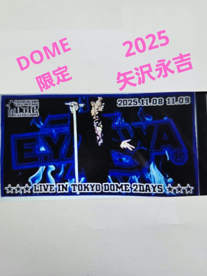 EIKICHI YAZAWA 2025 東京ドームライブタオル