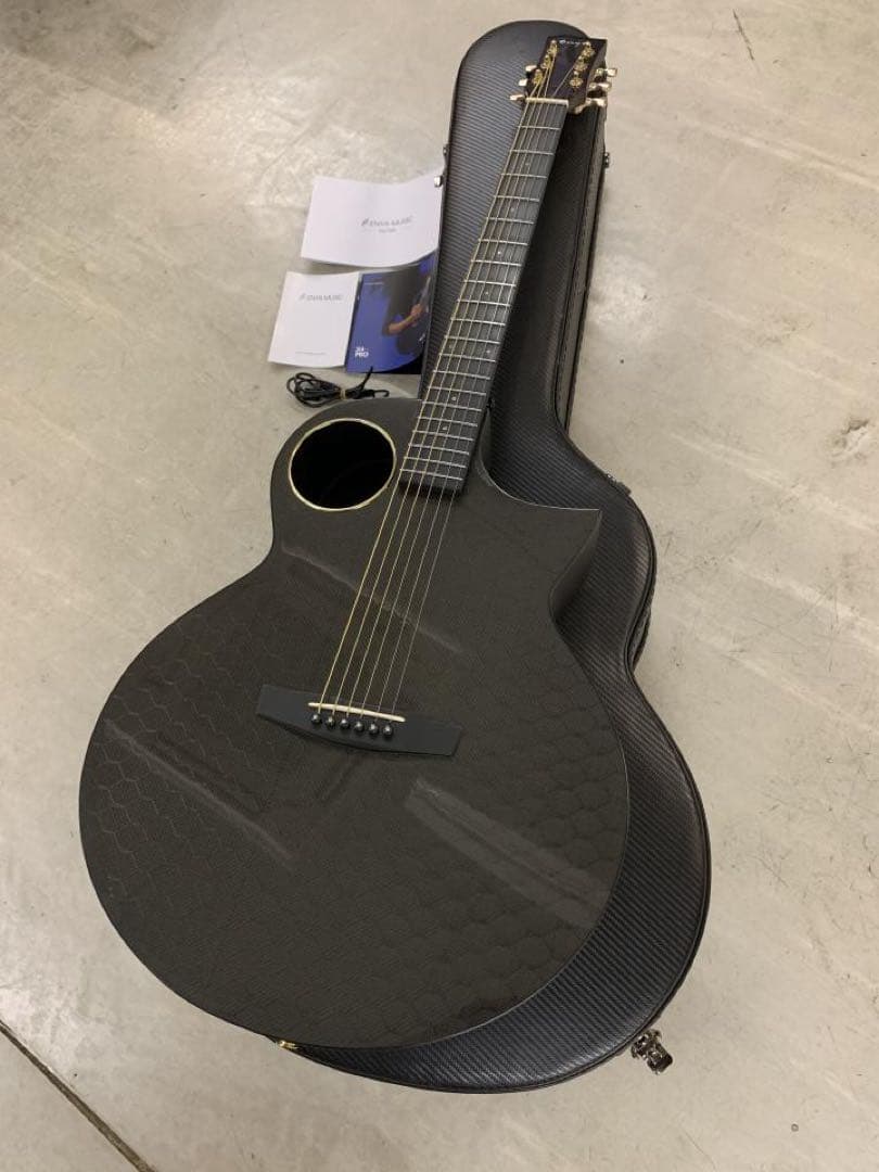 新品同様ENYA X4 Pro Trance Acoustic ギター、ケース付