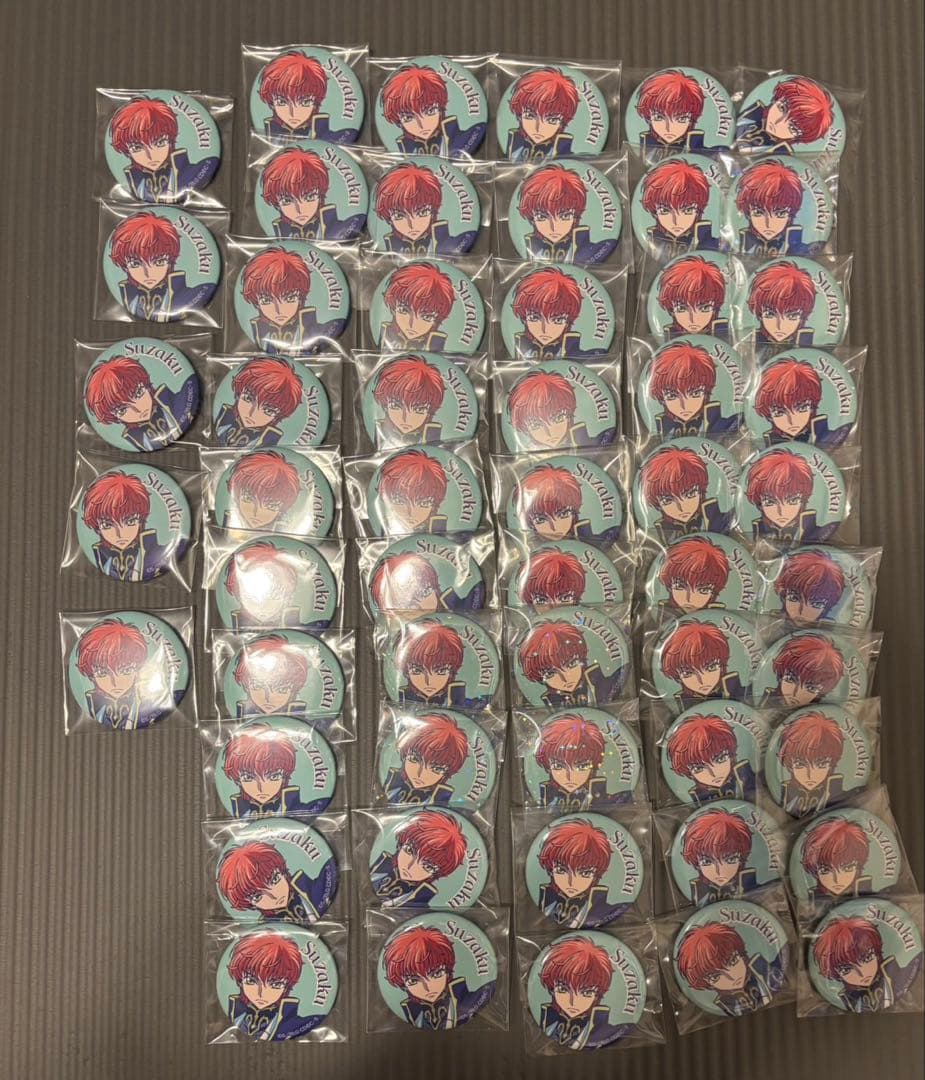 コードギアス　枢木　スザク　缶バッジ　セット