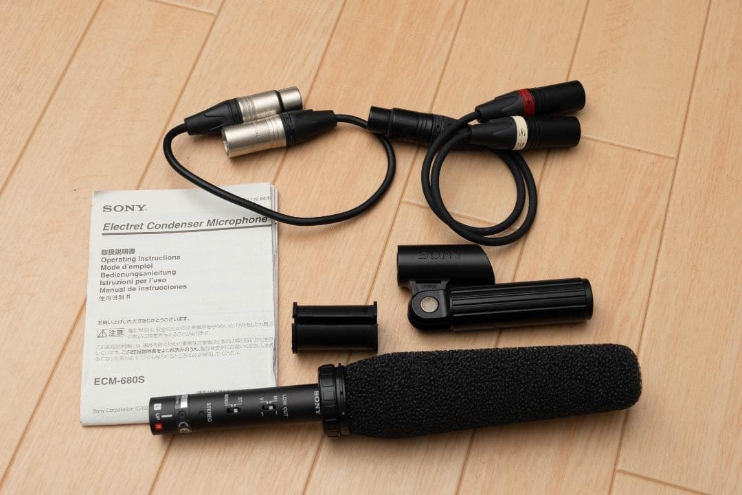 SONY ECM-680Sコンデンサーマイク MSステレオ ショットガンマイク
