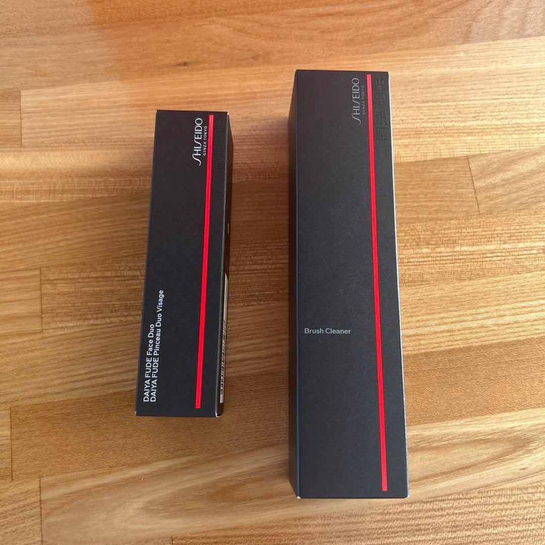 【新品未開封】資生堂DAIYA FUDEフェイスデュオ＆ブラシクリーナーセット