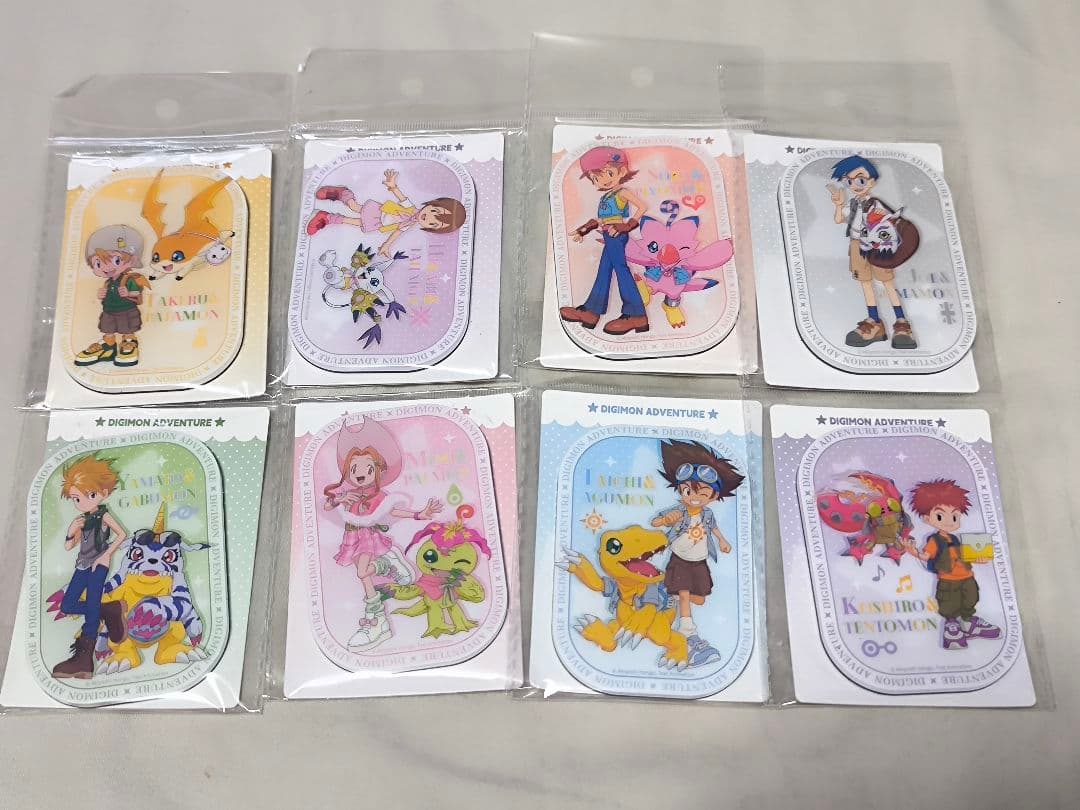 デジモンアドベンチャー 海外限定 潮玩星球カフェ マグネット 全8種