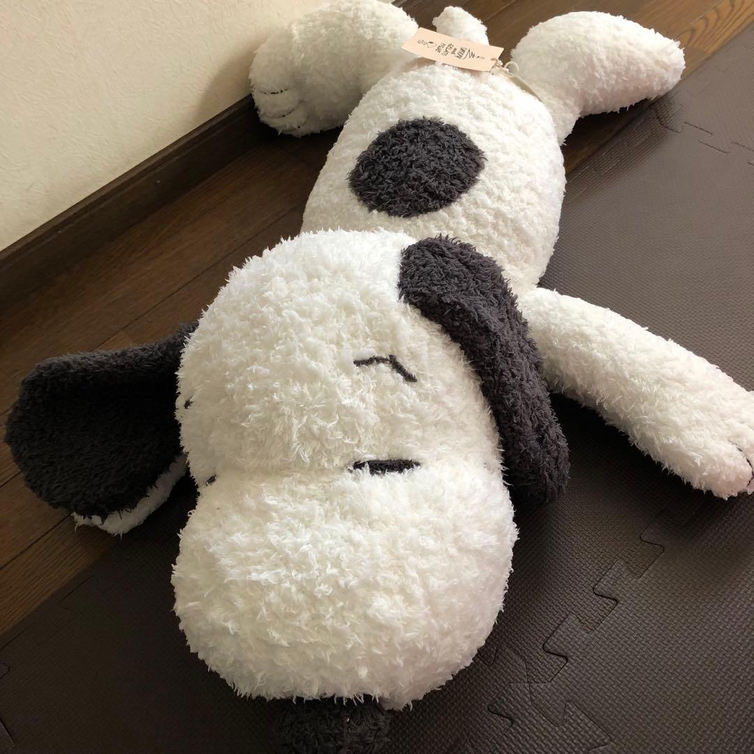 ジェラートピケ スヌーピー　ふわもこビッグぬいぐるみ