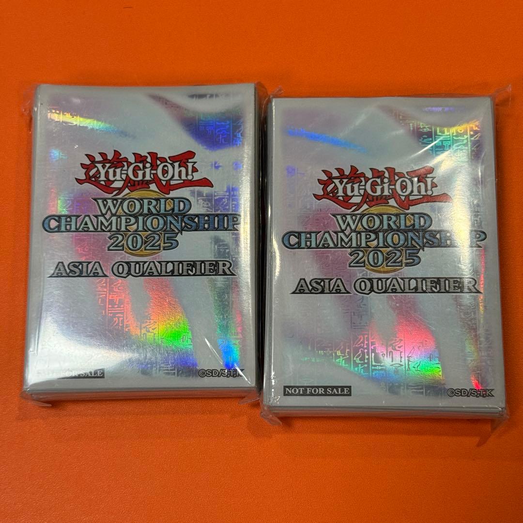 遊戯王　アジア　WCQ2025 スリーブ　未開封　2点
