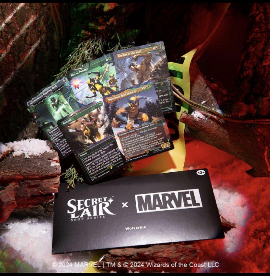 MTGマーベルSL Secret Lair Wolverine Non-Foil