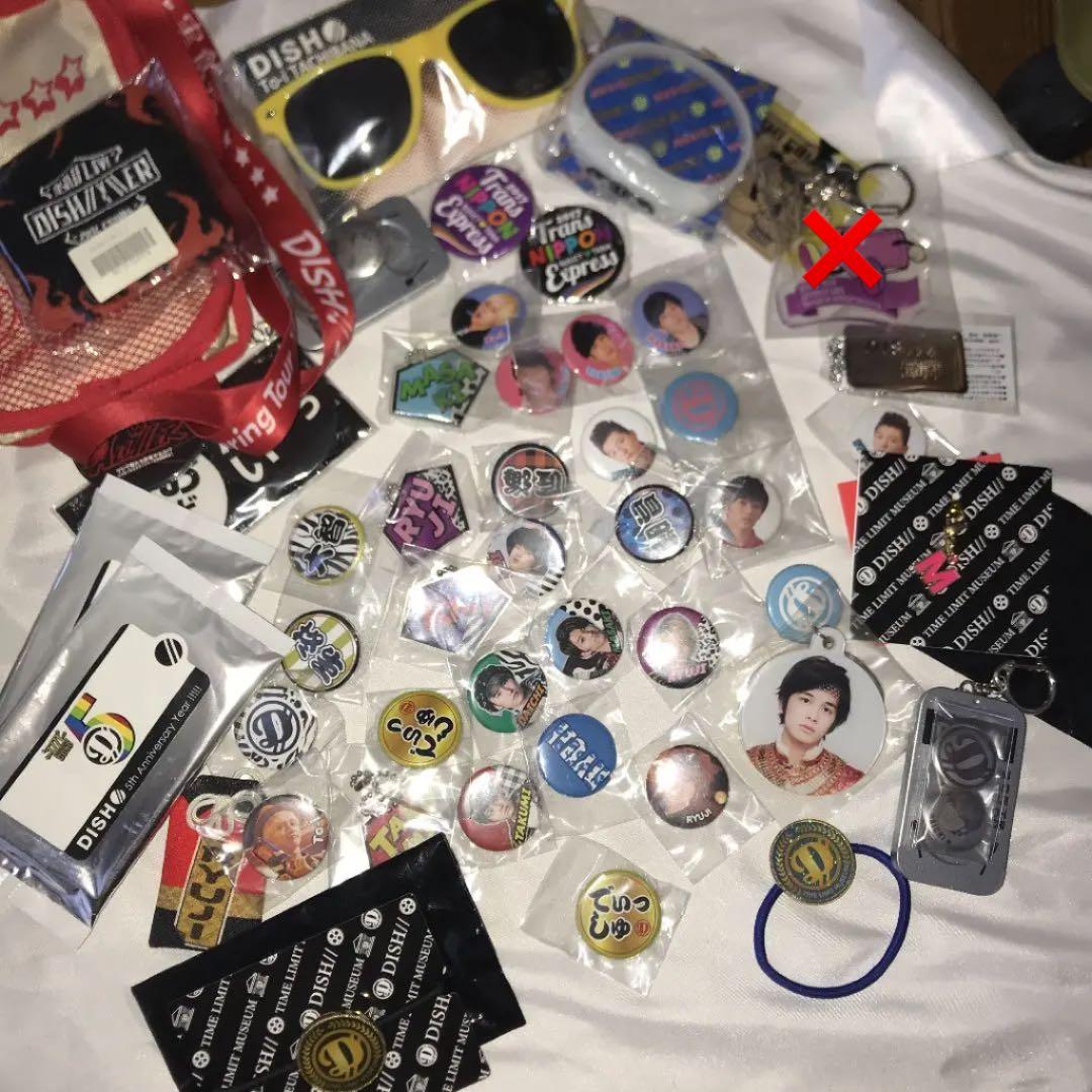 DISH// 缶バッチ サングラス ヘアゴム