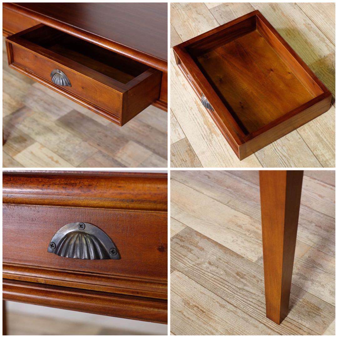 K 新品 ダイニングテーブル L コロニアル カントリー アジアン 机 デスク