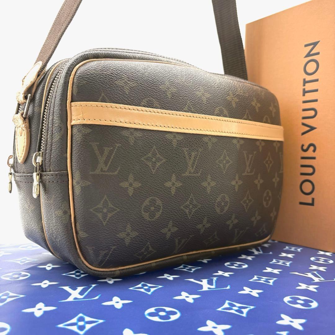 【美品】 VUITTON　リポーターPM　ショルダーバック　斜め掛け　モノグラム