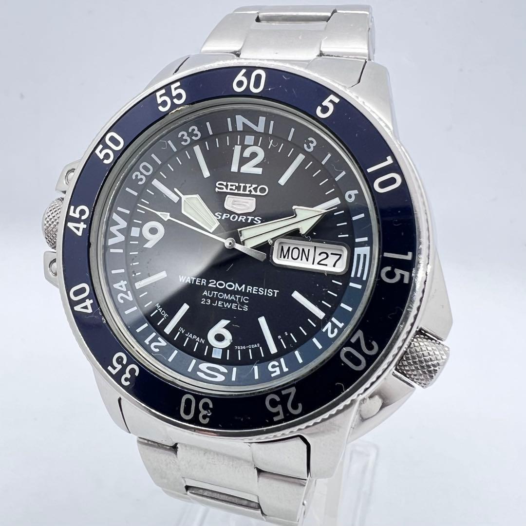 SEIKO 5 SPORTS セイコー ファイブ7S36-01E0自動巻