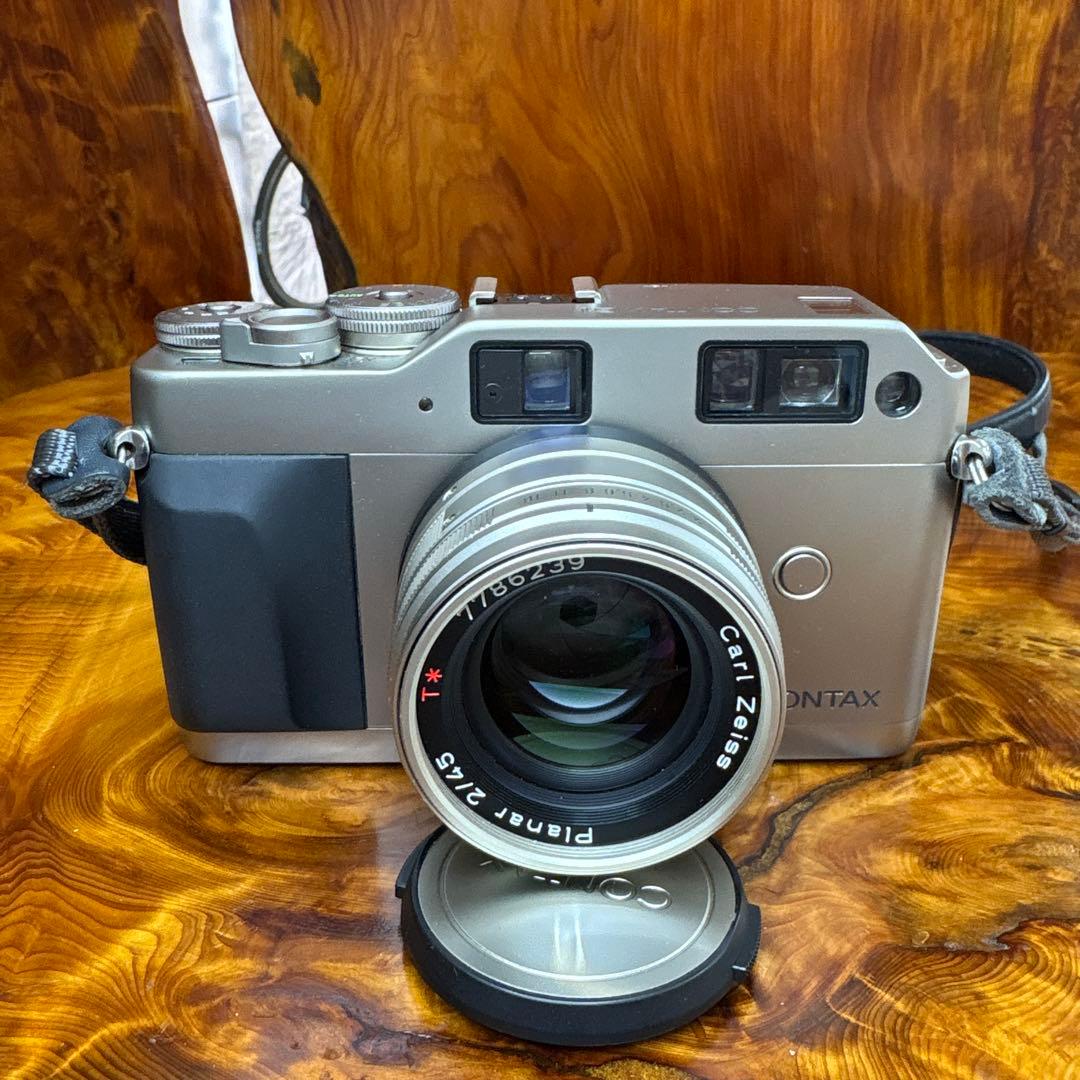 Contax G1 一眼レフフィルムカメラ　45mm f2現状品　シャッターok