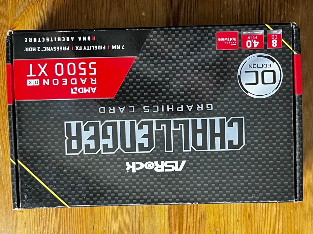 た*ん様 ASRock Radeon RX 5500 XT OC版