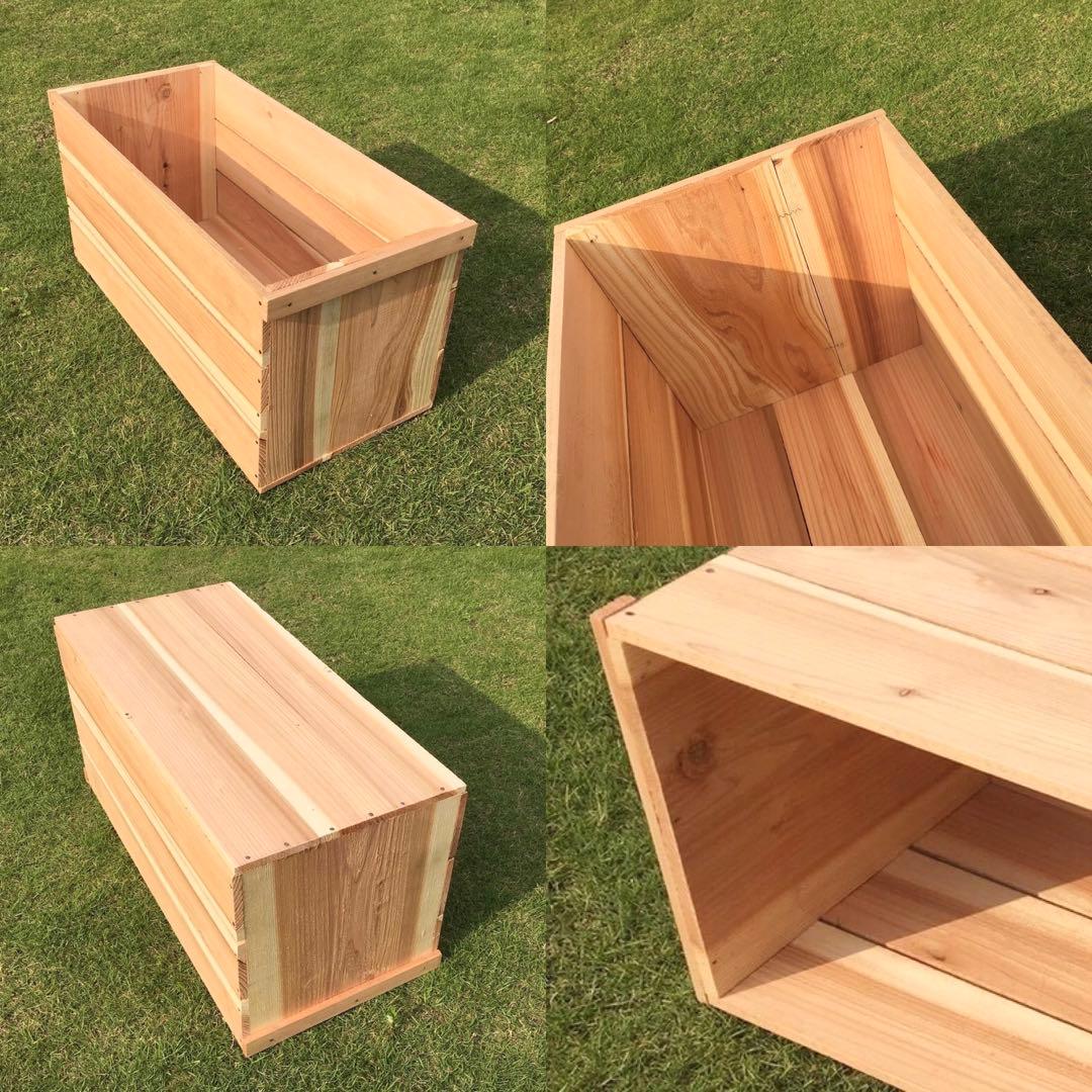 新品 りんご箱 4箱 // ウッドボックス 収納 木箱 ディスプレイ ラック 棚