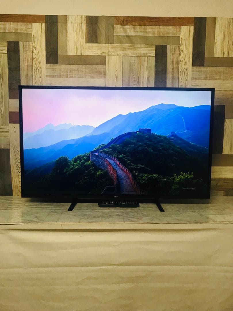 即日受渡❣️全国送料込LG49型4KテレビYouTube.Netflix新品リモ付