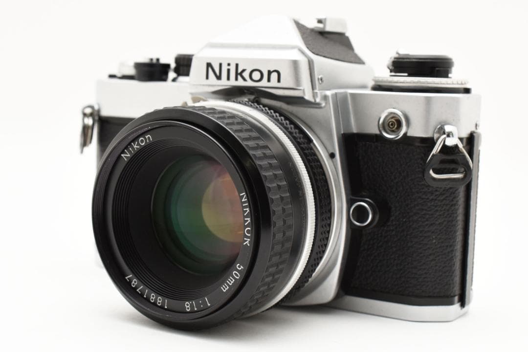 【完動品】Nikon FE Silver + Ai 50mm F/1.8