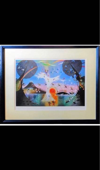 藤城清治 版画 絵画 インテリア アート 作品 美術 あずま工芸