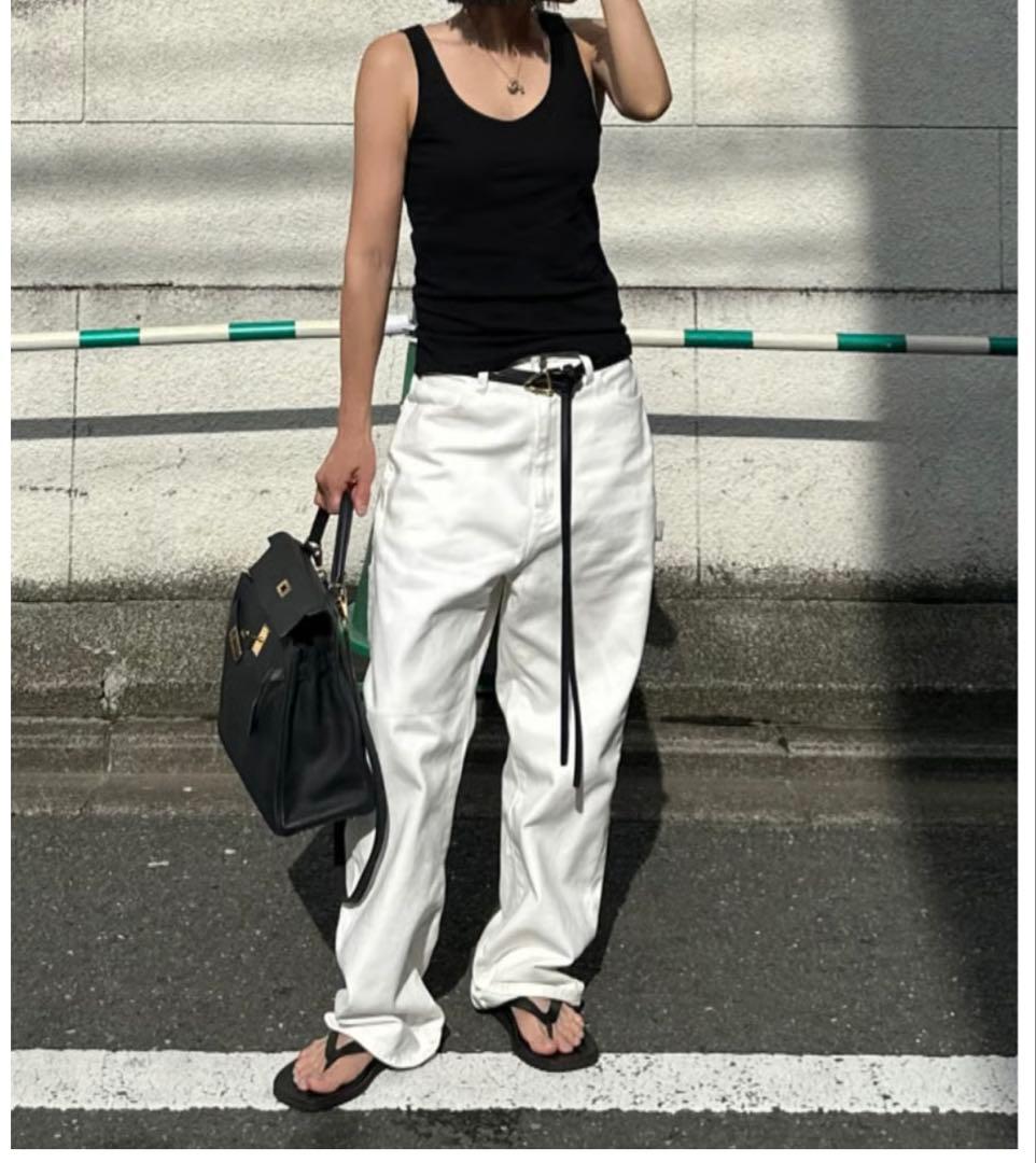 ok.soon×piccadilly コットンホワイトペインターパンツ　サイズ3