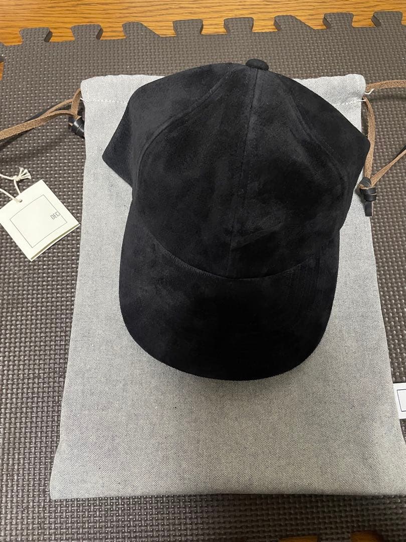 DECi Suede 6panel Cap ブラック OVY (傷あり)