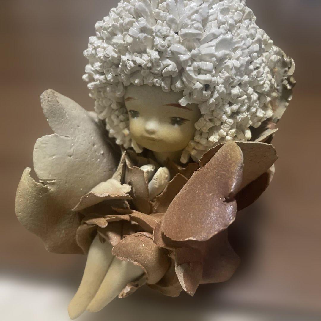 竹内祥子 陶器人形 妖精　アンティーク