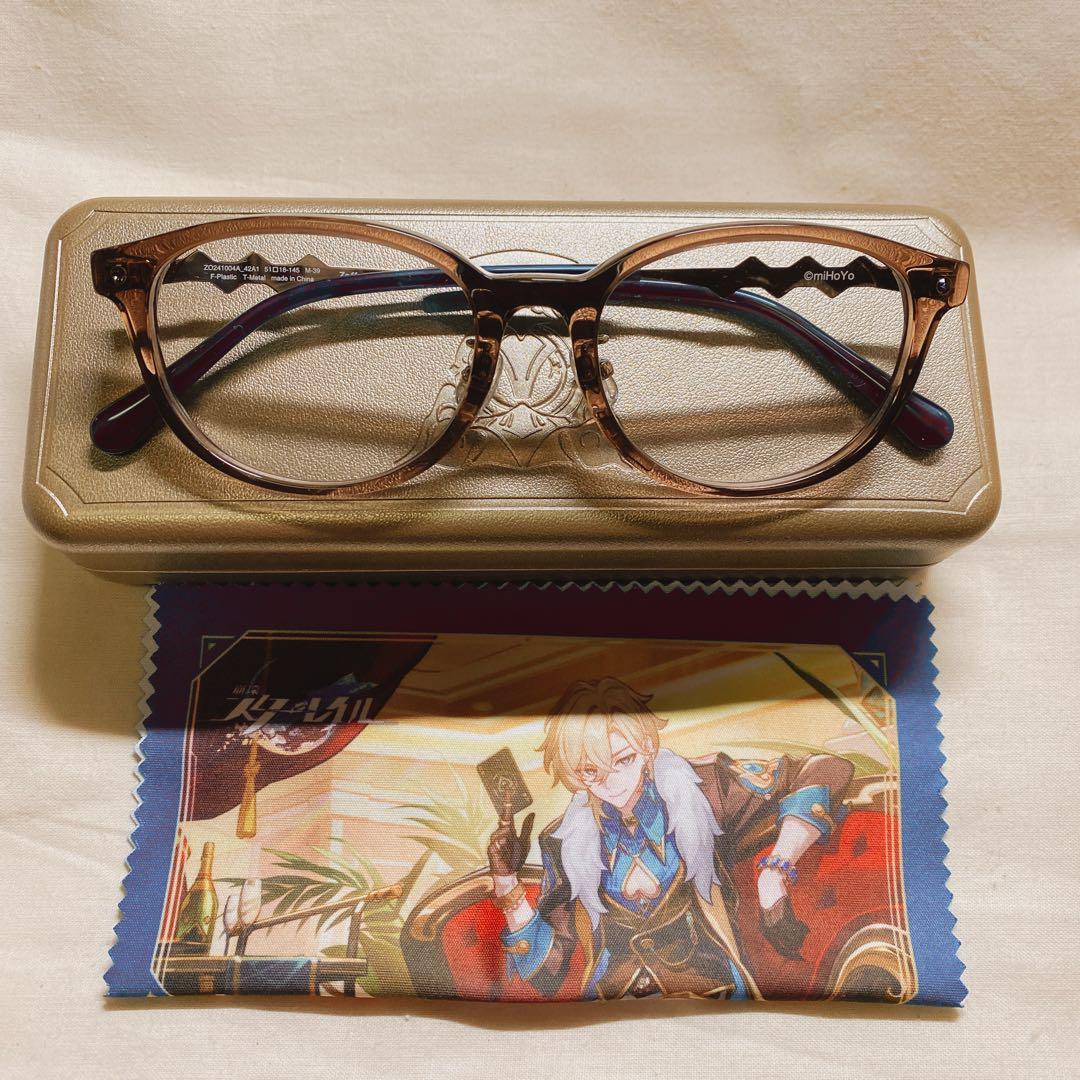 アベンチュリン　zoff コラボ　眼鏡