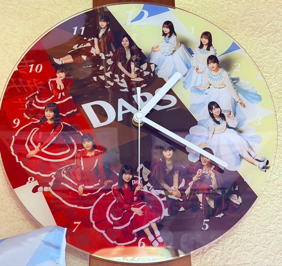 乃木坂46 DARSコラボ アクリル壁掛け時計