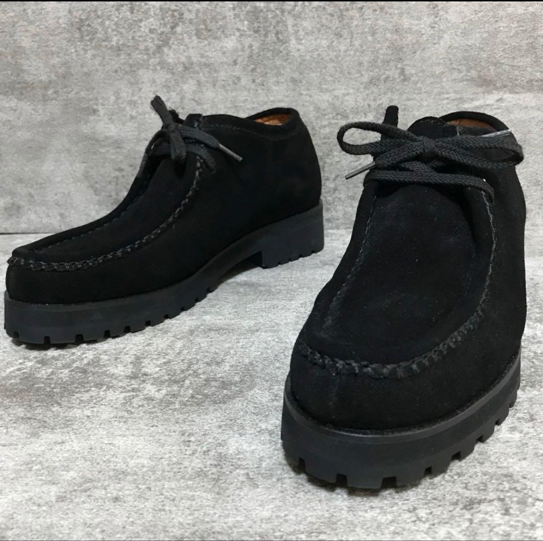 【ほぼ未使用】SHIUN スウェード レザー モカシンシューズ Sサイズ