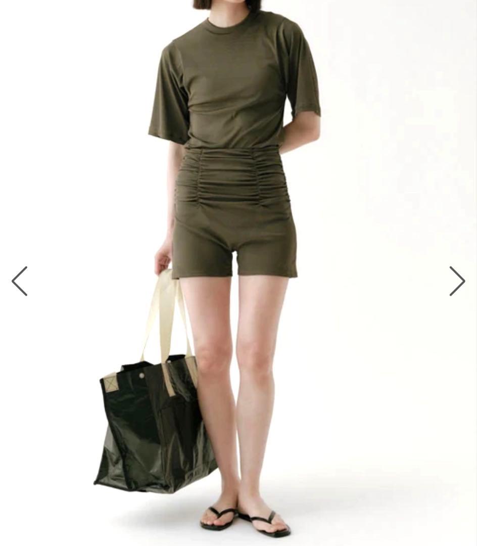 DÅWN No.4 CUP IN SHORT SLEEVES カーキ　トップス