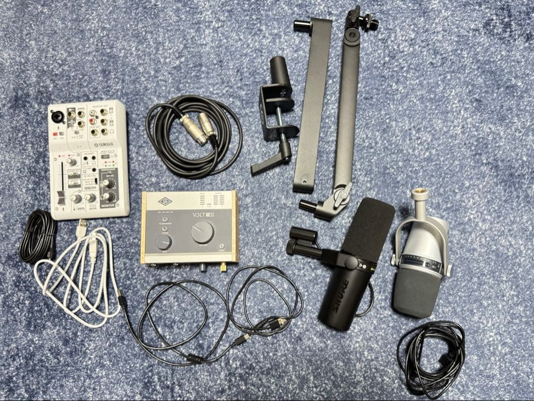 5点セット　マイク&オーディオインターフェイスセット