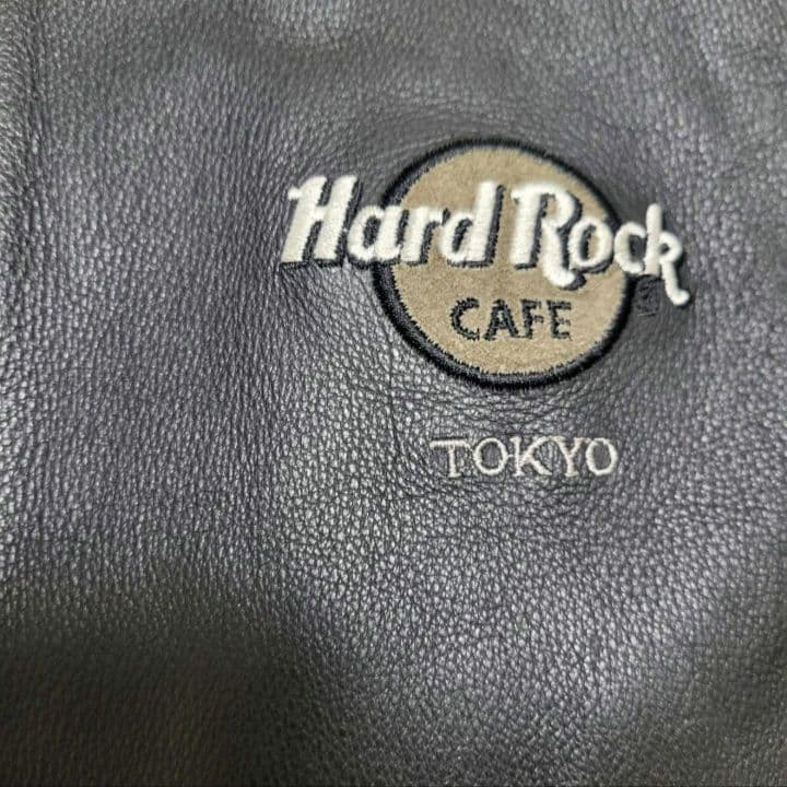 18900□Hard Rock CAFE レザージャケット 牛革 bc11yt