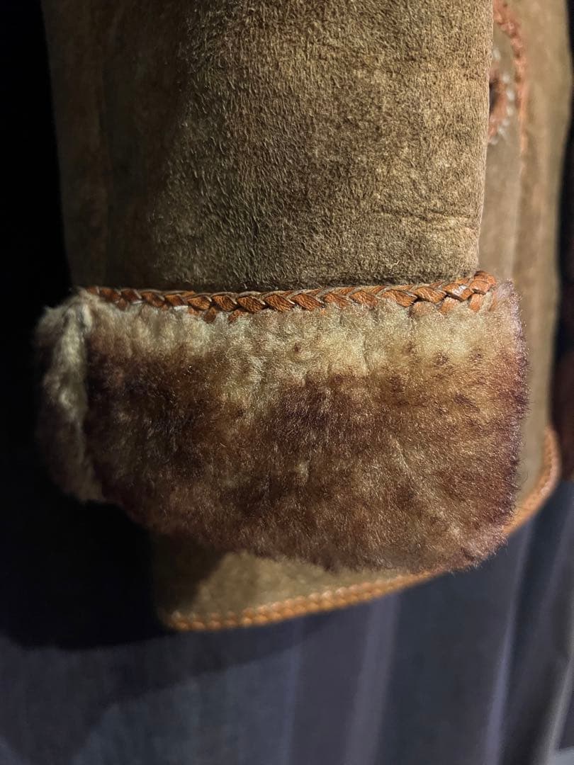 PITIC LEATHER ヴィンテージ　ムートンコート　メキシコ製