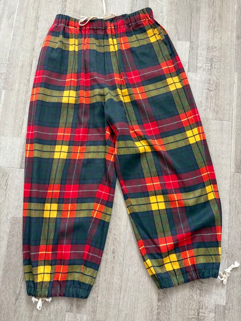 トリココムデギャルソンパンツチェック柄