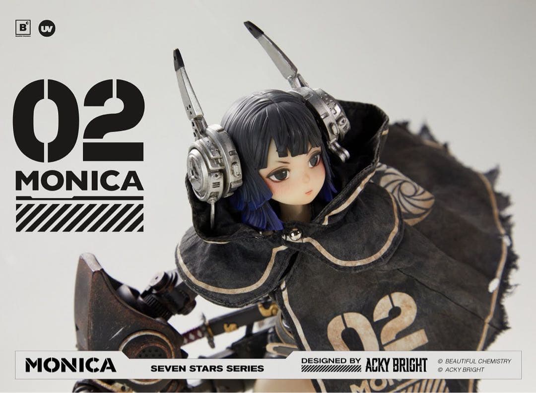 【新品未開封】Acky Bright 02 MONICA 可動フィギュア