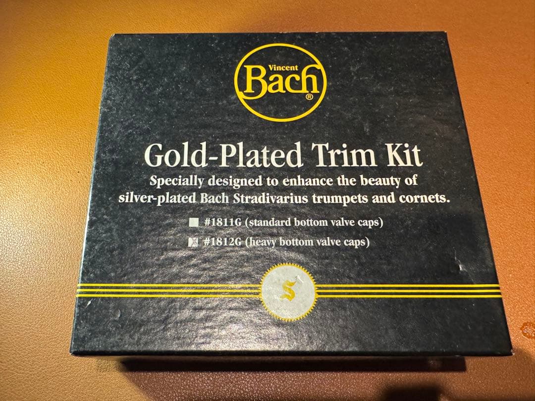 管楽器・吹奏楽器 Bach Gold-Plated Trim Kit #1812G