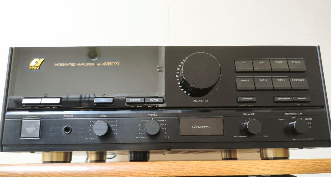 【美品】SANSUI AU-α607i 山水電気 プリメインアンプ