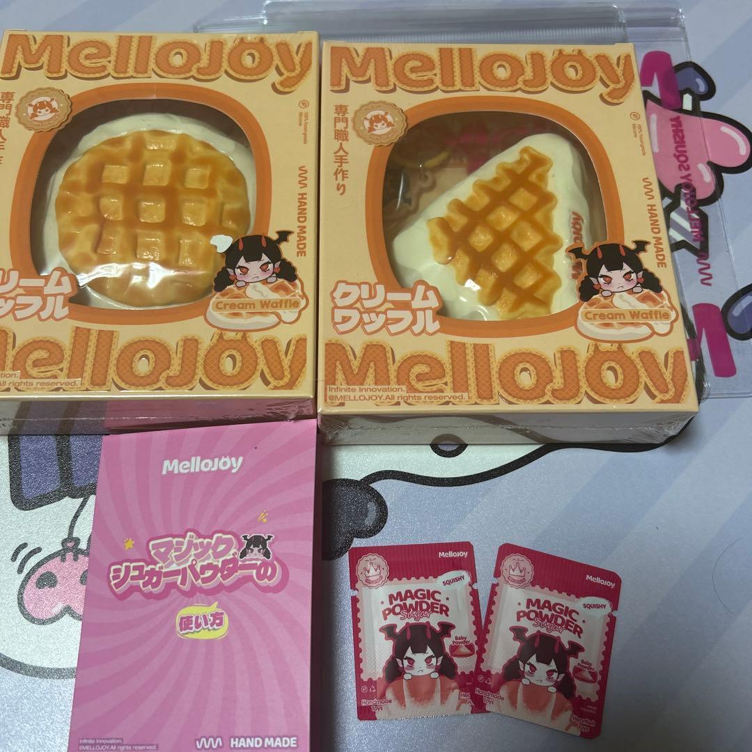 Mellojoy メロジョイ スクイーズ ワッフル まる さんかく