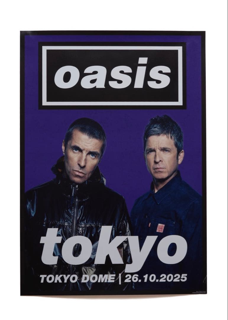 Oasis live '25 東京限定 ポスター10月26日