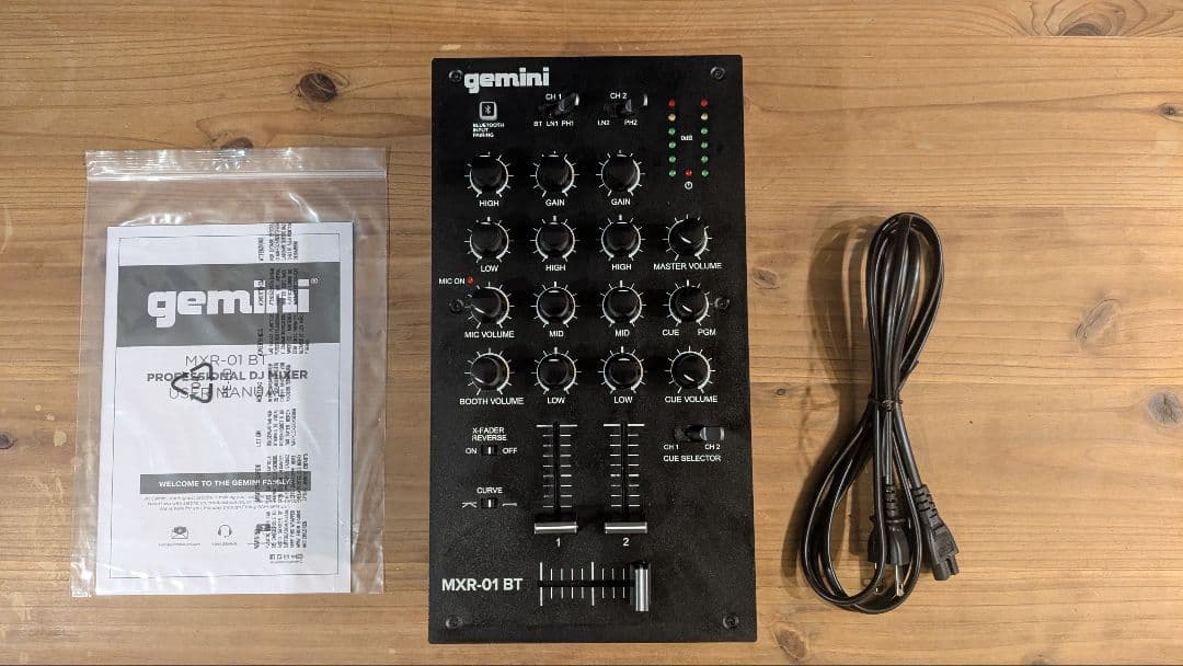 Gemini MXR-01 BT DJミキサー　美品中古