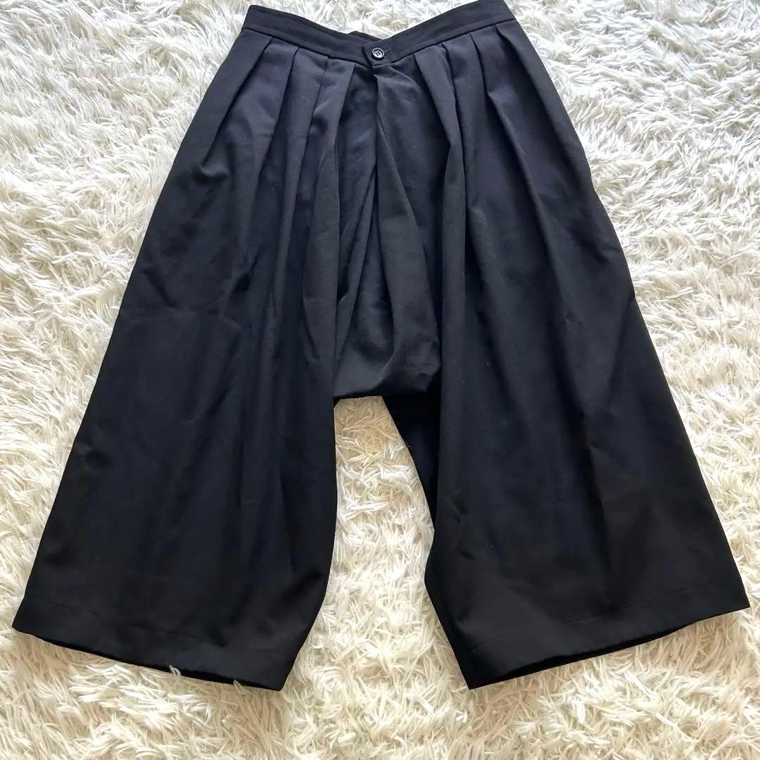 美品✨コムデギャルソンコムデギャルソン コムコム プリーツ サルエルパンツ 黒