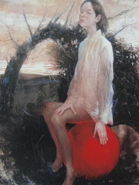 大場再生【岐かれ道】希少画集画、状態良好、新品高級額装付