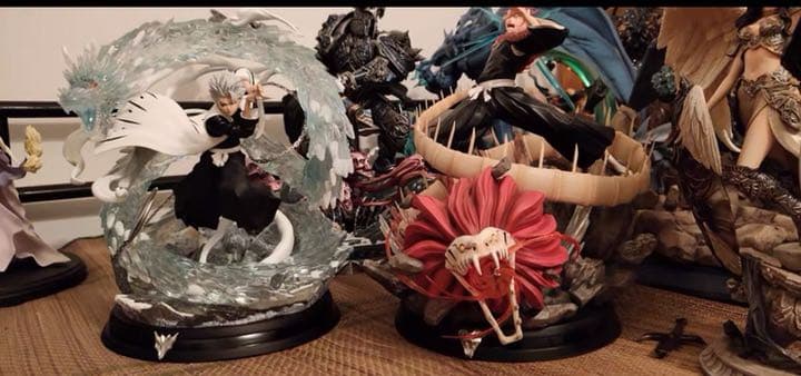 BLEACH 黒衣少年図 日番谷冬獅郎 ガレージキット ガレキ スタチュー⑤