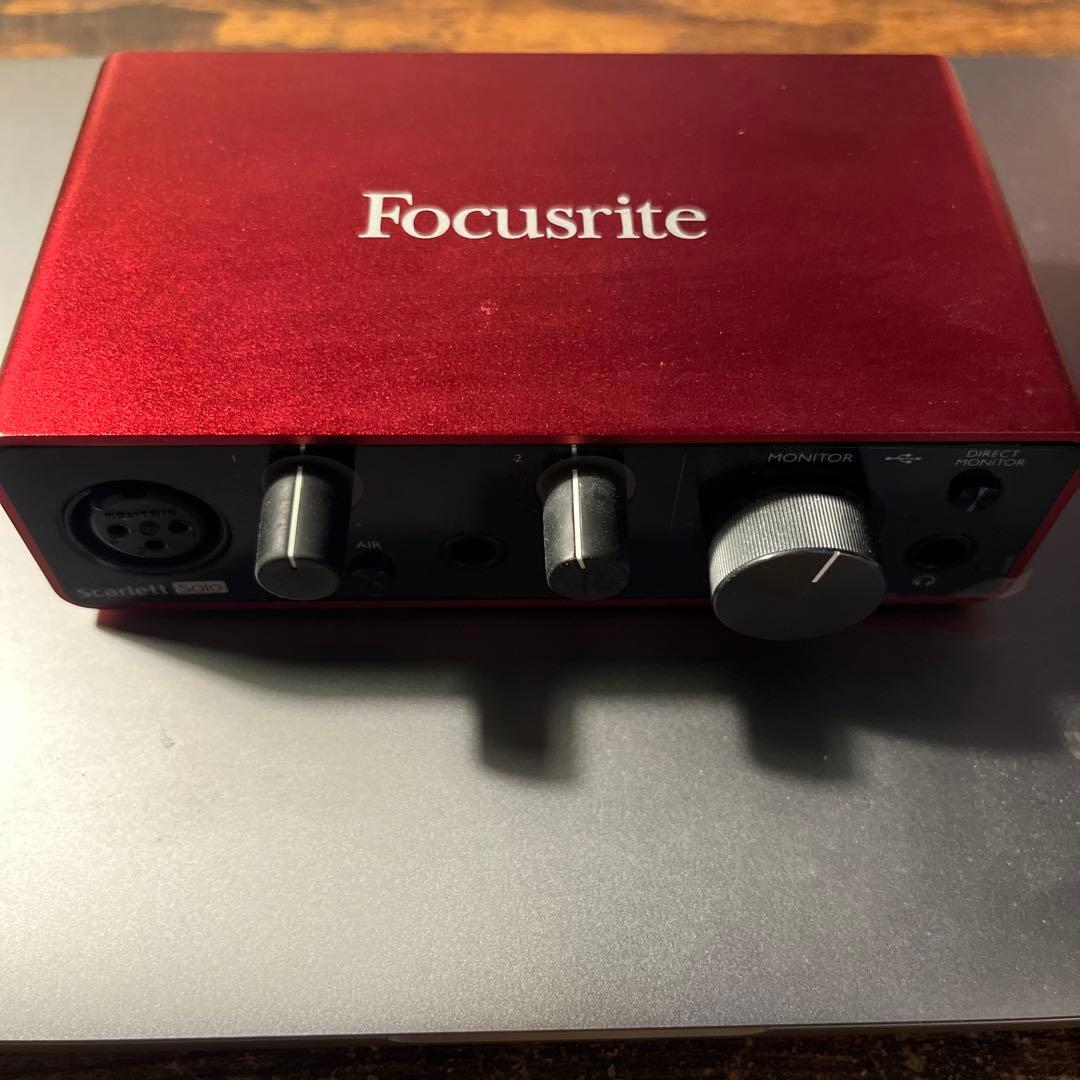 Focusrite Scarlett Solo gen3 オーディオIF