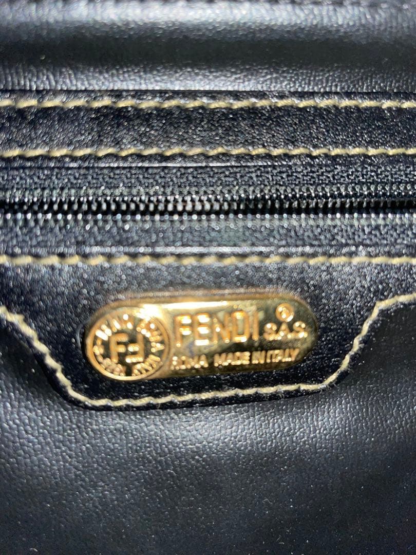 Fendi ストライプ ハンドバッグ