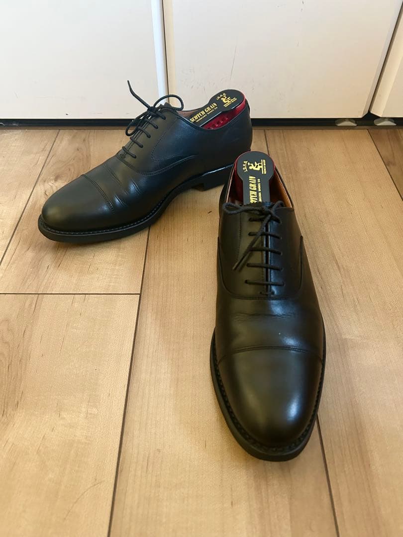 【極美品】SCOTCHGRAIN スコッチグレイン ストレートチップ 24cm