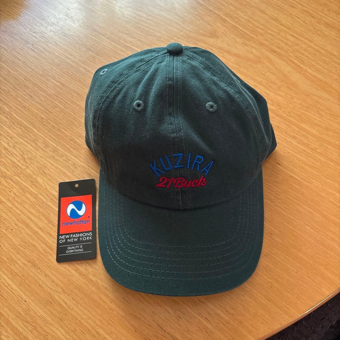 KUZIRA 21Buck キャップ 帽子 ダークグリーン