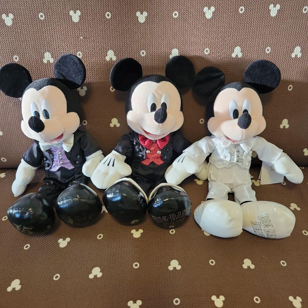 【ディズニー】BBBビッグバンドビート【ミッキー/ぬいぐるみ3点セット】