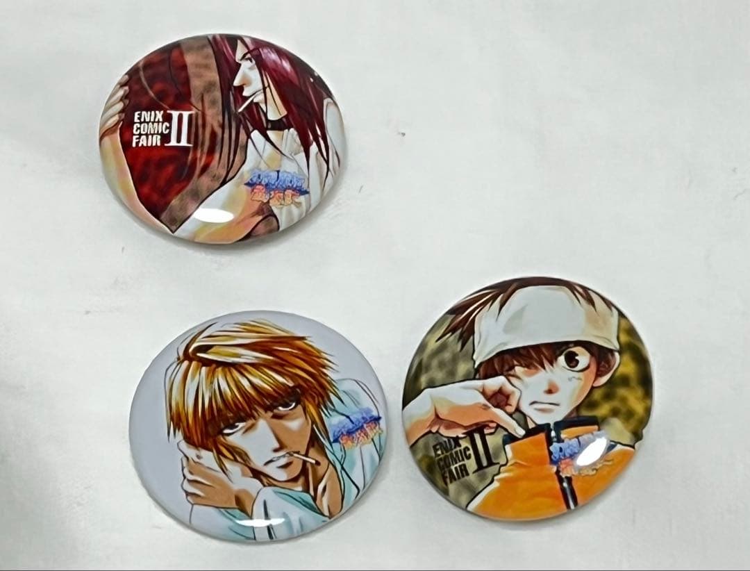 匿名配送/最遊記 缶バッジ3個セット 当時物