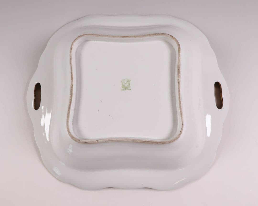 【CM290】オールドノリタケ 花図 プレート 皿 27.2cm 陶磁器