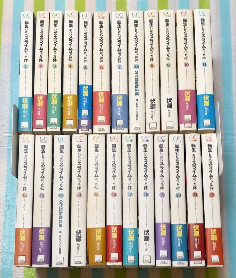 「転生したらスライムだった件 1〜22巻（8.5巻13.5巻含）(既刊全巻」小説