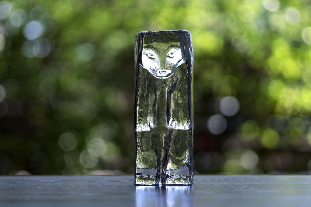 Erik Hoglund エリックホグラン ガラスオブジェ 熊 76332