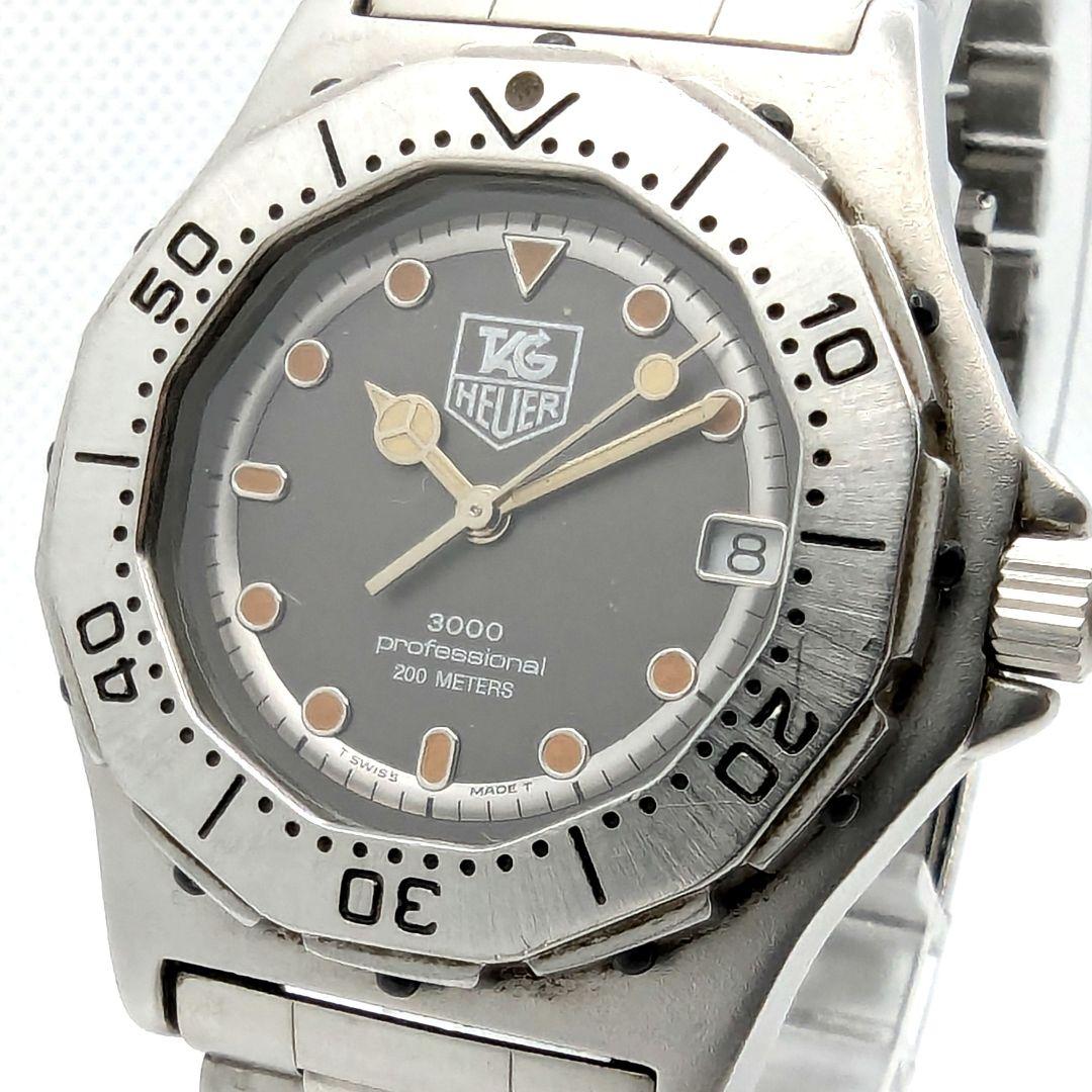 【箱 コマ付き】TAG HEUER プロフェッショナル3000 デイト
